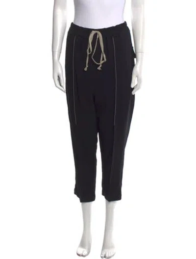 Pre-owned Rick Owens 2021 Straight Leg Pants In Black