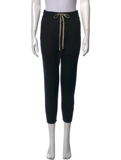 Pre-owned Rick Owens 2021 Straight Leg Pants In Black