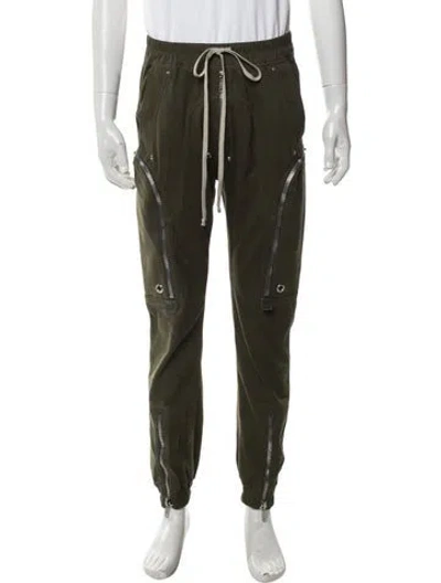 Pre-owned Rick Owens 2022 Cargo Pants In Green