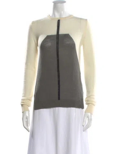 Pre-owned Rick Owens 2022 Fogachine Sweater In Neutral
