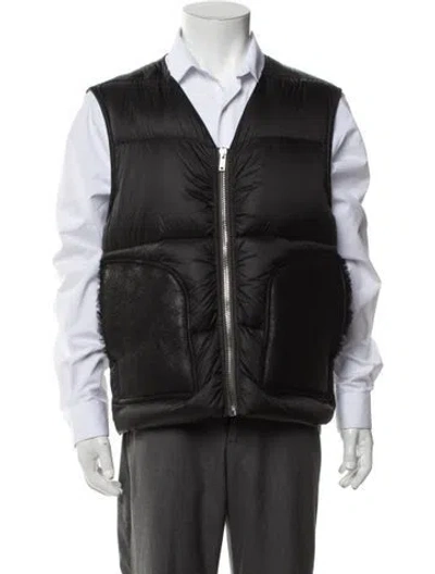 Pre-owned Rick Owens 2022 'strobe' Cargo Vest In Black