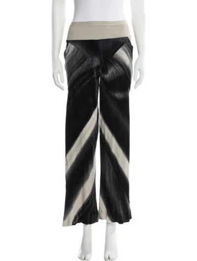 Pre-owned Rick Owens 2022 Wide Leg Pants In Black