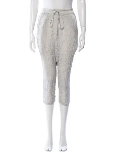 Pre-owned Rick Owens 2022 Wide Leg Pants In Gray