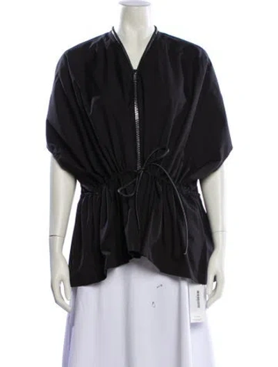 Pre-owned Rick Owens 2023 'edfu' Sail Jacket In Black