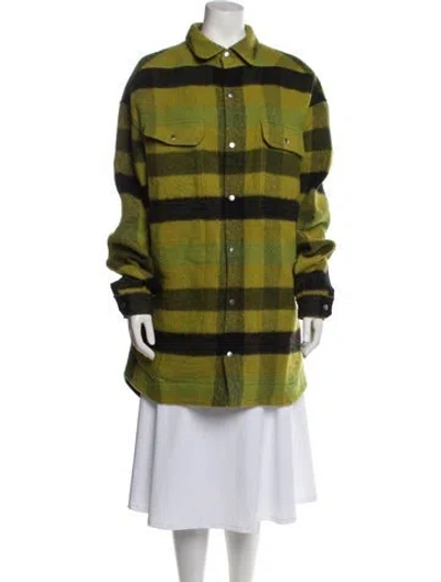 Pre-owned Rick Owens 2023 'luxor' Oversized Outershirt Jacket W/ Tags In Multi