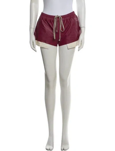 Pre-owned Rick Owens 2023 Mini Shorts In Pink