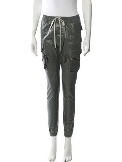 Pre-owned Rick Owens 2023 Skinny Leg Pants In Green