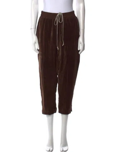 Pre-owned Rick Owens 2023 Straight Leg Pants In Brown
