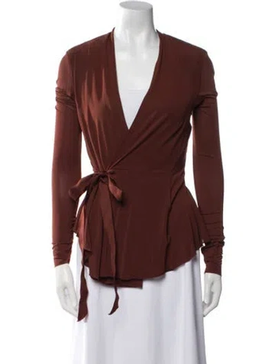 Pre-owned Rick Owens 2023-2024 Vest In Brown