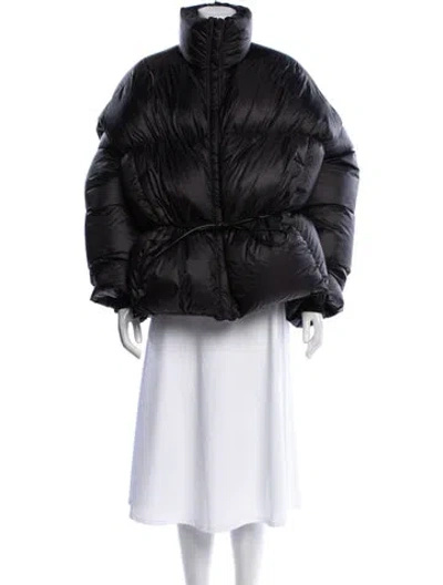 Pre-owned Rick Owens 2024 'porterville' Sail Duvet Down Jacket In Black
