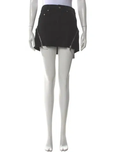 Pre-owned Rick Owens 2025 Mini Skirt W/ Tags In Black