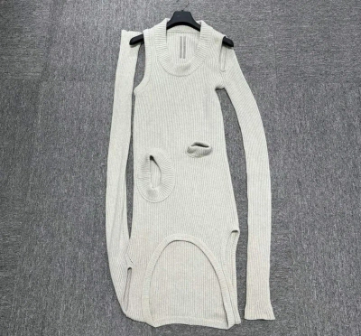Pre-owned Rick Owens 21fw Banana Sweater In White