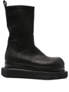 Rick Owens 40mm Turbo Cyclops Platform Boots In Black