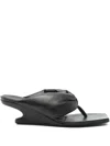 Rick Owens Thong Cantilever 45 In Black