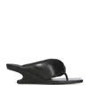 Rick Owens Thong Cantilever 45 In Black