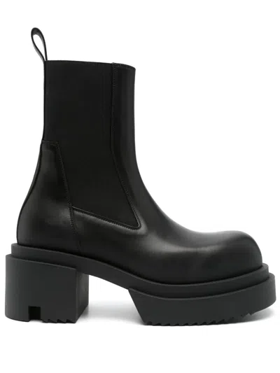 RICK OWENS 60MM BEATLE BOGUN BOOTS