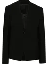 Rick Owens Black Paper Blazer In Black