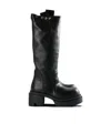 Rick Owens Round Toe Boots
