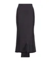 Rick Owens A-line Bias-cut Skirt In Black