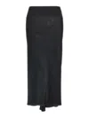Rick Owens Jersey Midi Skirt In Black