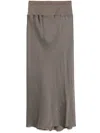 Rick Owens A-line Bias Skirt In Neutrals