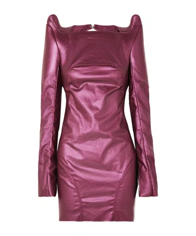 Rick Owens Abito Dress In Pink