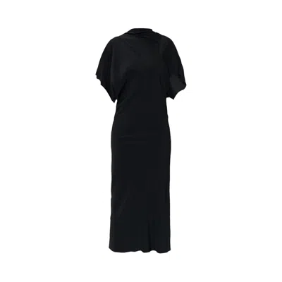 Pre-owned Rick Owens Abito Seb Dress 'black' | Women's Size 40