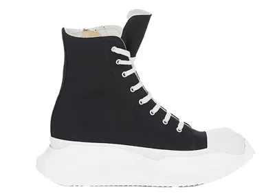 Pre-owned Rick Owens Abstract High Top Milk (women's) Sneakers In Black/white