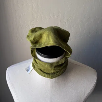 Pre-owned Rick Owens ‘acid' Balaclava Luxor Fw23 In Green