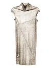 Rick Owens Aggy Dress In Gold