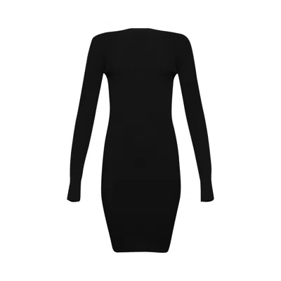 Pre-owned Rick Owens Al Mini Dress 'black' | Women's Size L