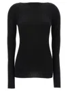 Rick Owens Al Top Sweaters And Cardigans Black In Black