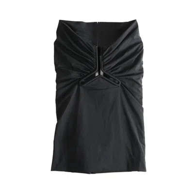 Pre-owned Rick Owens Alannah Prong Bustier Top 'black' | Women's Size 40