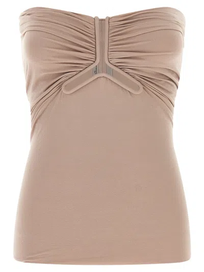 Rick Owens 'alannah' Top In Brown