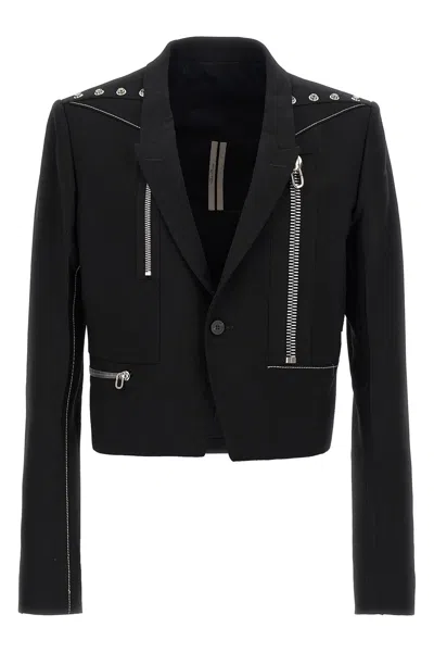 Rick Owens 'alice' Jacket In Black
