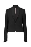 Rick Owens Alice Jacket Clothing In Black
