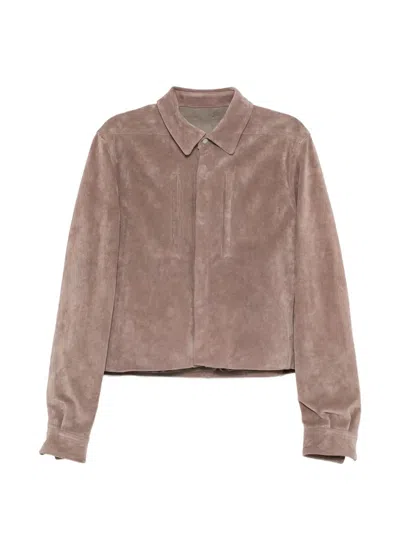 Rick Owens Alice Jacket In Brown