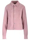 Rick Owens Alice Strobe Leather Shirt