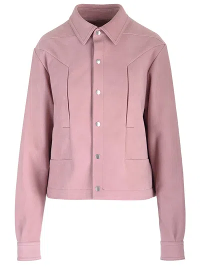 Rick Owens Alice Strobe Leather Jacket