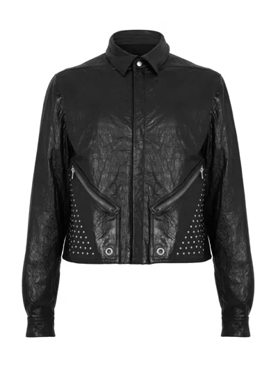 Rick Owens Alice Tour Jacket In Black
