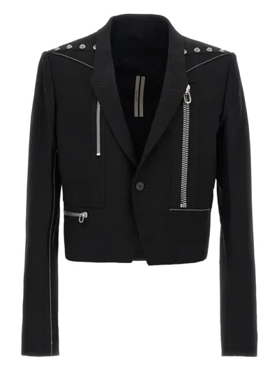 RICK OWENS ALICE ZIP-DETAIL JACKET