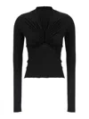 Rick Owens Allanah Ls T Sweater In Black