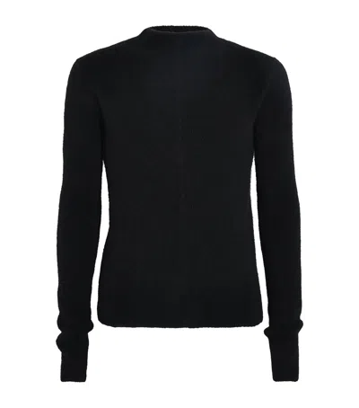 Rick Owens Alpaca-blend Headon Sweater In Black