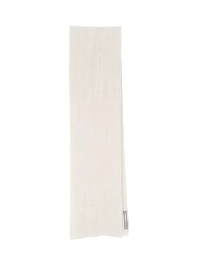 Rick Owens Alpaca Blend Scarf In Neutral