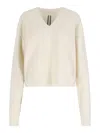 Rick Owens Alpaca And Wool Blend Sweater In Neutral