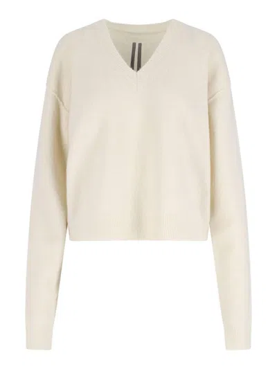 RICK OWENS ALPACA MIXED SWEATER AND WOOL