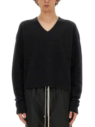 Rick Owens Alpaca Jumper In Black