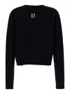 Rick Owens Men Tommy V Neck Alpaca Blend Sweater In Black