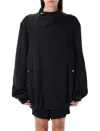 Rick Owens Anthem Asymmetric Ripstop Jacket