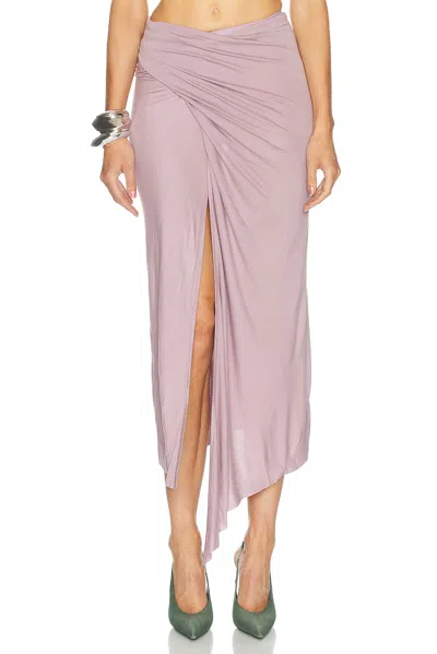 Rick Owens Anthem Skirt In Animal Print